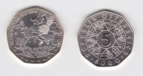 5 Euro Silber Münze Österreich EU-Erweiterung 2004 (132539)