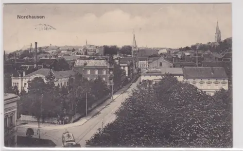 10028 Ak Nordhausen. Totalansicht. 1915