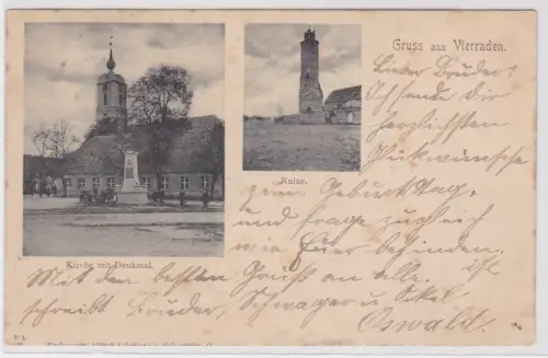 93802 Mehrbild Ak Gruss aus Vierraden. 1903