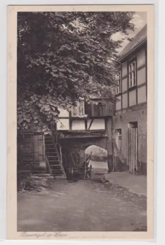 34656 Ak Bauerngut un Wiesa, Serie: Sächs. Heimatschutz-Postkarten, um 1930