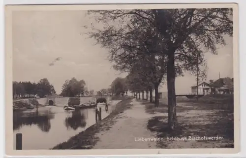 75645 Ak Liebenwalde, Schleuse Bischofswerder. 1930