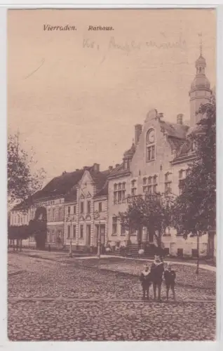74812 Ak Vierraden. Rathaus. um 1930