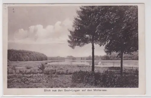 60866 Gasthaus am Möllensee Blick aus den Saal-Logen 1935