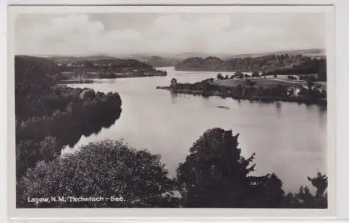 66809 Foto Ak Lagow, N.M. Tschetsch - See. um 1940