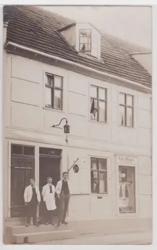 49313 Foto Ak Berlin Frisörgeschäft um 1920