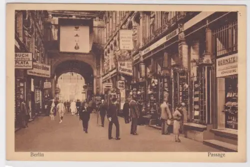 79364 Ak Berlin Passage mit Geschäften um 1930
