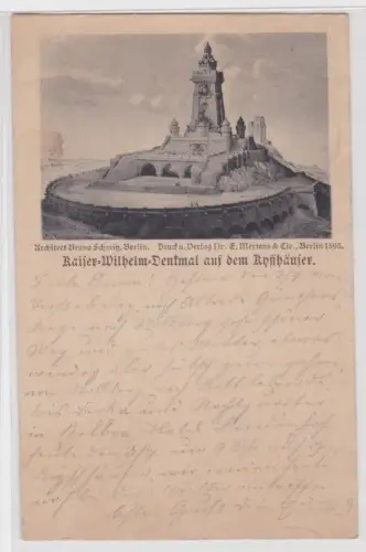 17865 AK Kaiser-Wilhelm-Denkmal auf dem Kyffhäuser. 1895