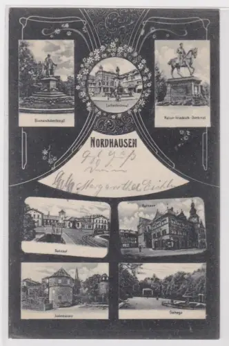 25913  Mehrbild Ak Nordhausen. 1906