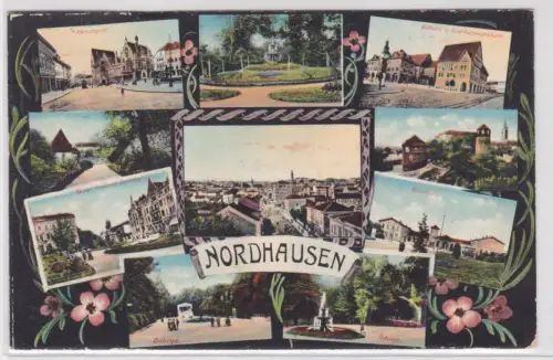 902569 Mehrbild Ak Nordhausen. 1912