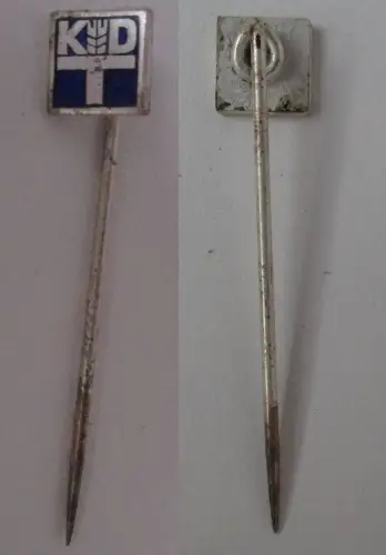 silberfarbenes Mitgliedsabzeichen der Kammer der Technik um 1970 (101753)