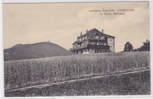 71776 Ak Landhaus Burmester LÜCKENDORF b. Oybin (Sachsen). um 1940