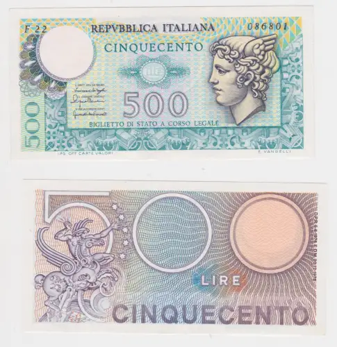 500 Lire Banknote Italien Italia 20.12.1976 Pick 95 (142052)