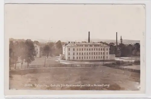 04256 AK Pulsnitz. 31314.Schule für Kommunalpolitik u. Verwaltung. 1937