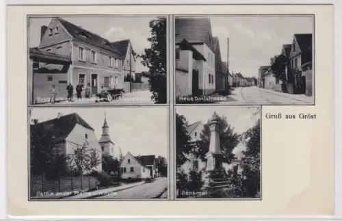 81372 Mehrbild Ak Gruß aus Gröst Lichtspielhaus usw. um 1930