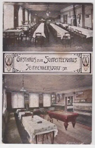 39924 Mehrbild Ak Seifhennersdorf in Sachsen Gasthaus zum Schweizerhaus 1917