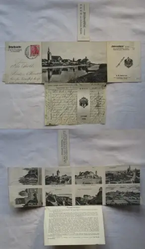 21064 Patent Ak Tangermünde Ansicht vom Hafendeich aus 1908