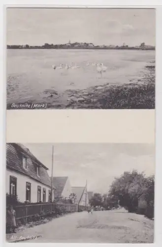 49259 Mehrbild Ak Beutnitz (Mark) und Alt-Beutnitz1934