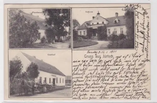 31755 Mehrbild Ak Gruß aus Jürtsch in Schlesien Gasthof usw. 1911