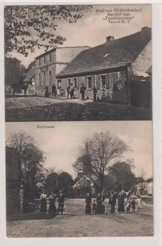 908306 Mehrbild Ak Gruß aus Alt-Künkendorf Gasthof "Zum Touristenheim" 1918
