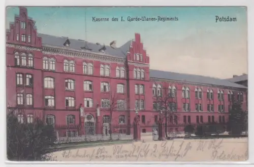 18726 AK Potsdam. Kaserne des I. Garde-Ulanen-Regiments. um 1920