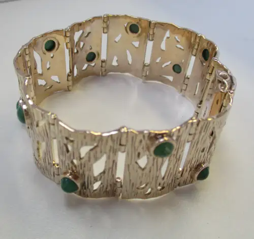 hochwertiges 333er Gold Design Armband verziertes Band (100424)