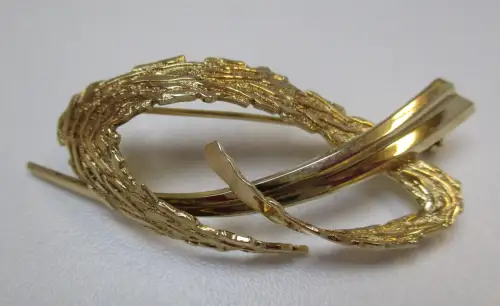 elegante 333er Gold Brosche Design Kollmar & Jourdan (116096)