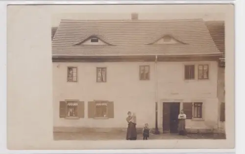 86625 Foto Ak Borna bei Leipzig Wohnhaus 1909