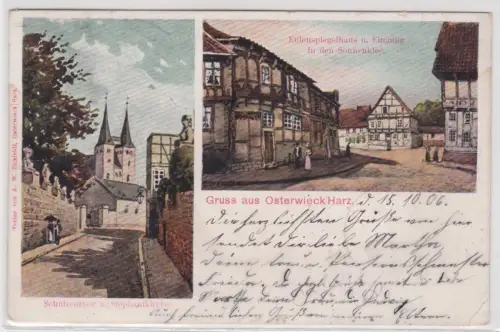 76517 Mehrbild Ak Gruss aus Osterwieck/Harz. 1906