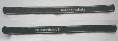 DDR Ärmelband für Uniform - Jacke Betriebsschutz MdI NVA Volkspolizei (163346)