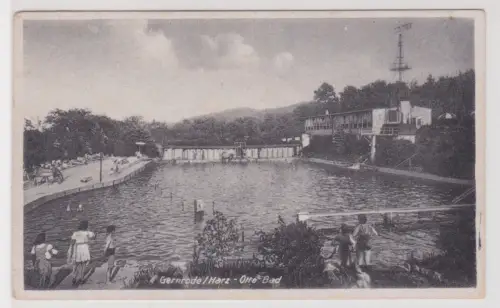 38098 AkGernrode/Harz - Otto - Bad. um 1947