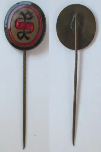 alte emailliertes Anstecknadel Mitgliedsabzeichen der SPD um 1930 (139832)