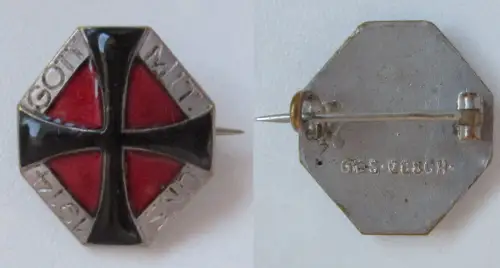 Abzeichen Patriotisches Kriegskreuz 1.Weltkrieg - Gott mit uns 1914 (139193)