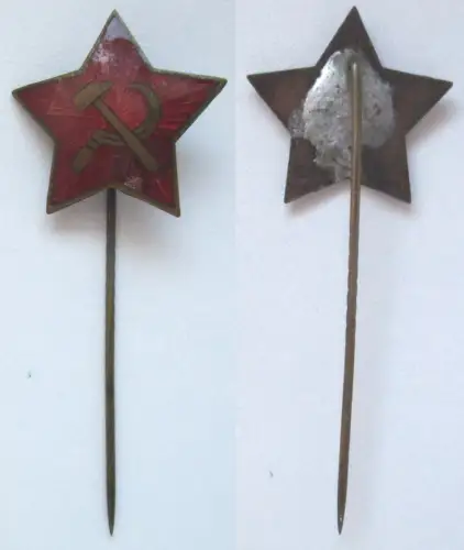 emaillierte Anstecknadel Parteiabzeichen KPD kommunistische Partei (134208)