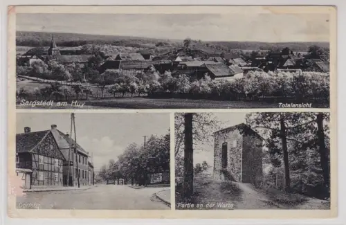 66569 Mehrbild Ak Sargstedt am Huy. Totalansicht. 1919