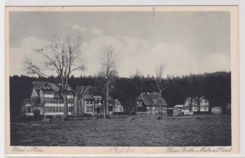 37713 Ak Elend i. Harz. Haus Bothe, Mühe u. Fessel. 1931
