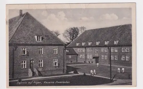 80640 Feldpost Ak Saßnitz auf Rügen Kaserne Dwasieden 1941