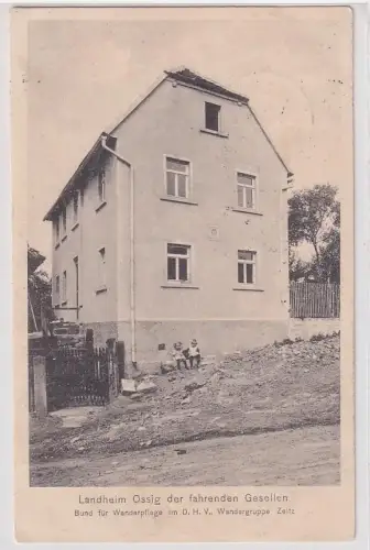 908391 Ak Landheim Ossig der fahrenden Gesellen 1914