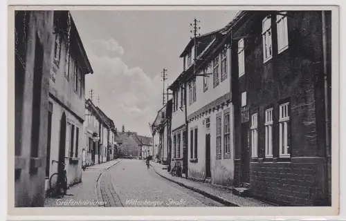 49184 Ak Gräfenhainichen Wittenberger Strasse um 1950
