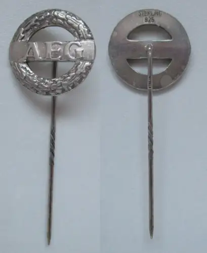 Ehrennadel Jubiläumsnadel 925er Silber AEG Haushaltsgeräte (120527)