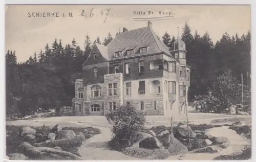 36334 Ak Schierke i. H. Villa Dr. Haug. um 1947
