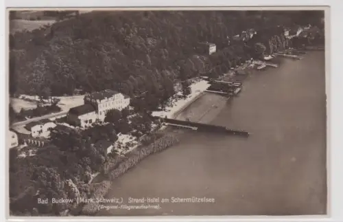 99428 Foto Ak Strand-Hotel am Schermützelsee in Bad Buckow(Märk. Schweiz).um1913