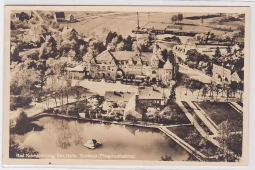 908417  Ak Bad Schmiedeberg, Bez. Halle. Kurhaus (Fliegeraufnahme). 1936