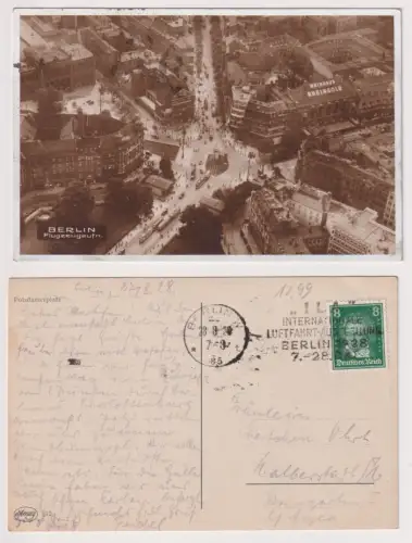64741  Ak BERLIN. Flugzeugaufnahme. 1928