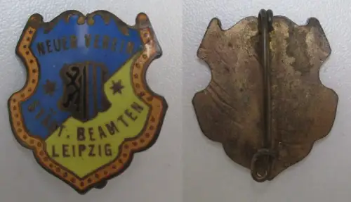 Abzeichen Neuer Verein Städtischer Beamten Leipzig um 1920 (145941)