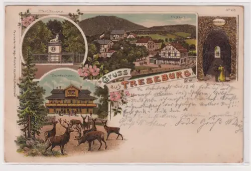 74178 Mehrbild Ak Gruss aus Treseburg. um 1930