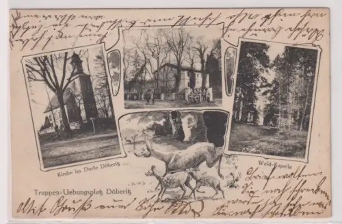 30965 Mehrbild Ak Truppen-Uebungsplatz Döberitz. 1911