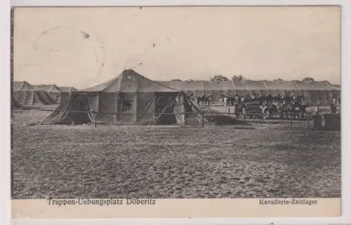 33278 Ak Truppen-Uebungsplatz  Döberitz. Kavallerie-Zeltlager. 1913