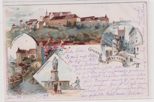 901502 Mehrbild Ak Gruss aus Bautzen. 1898