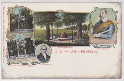 903077 Ak Gruß vom Gustav Adolf Feste Lützen um 1910