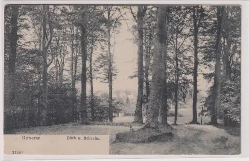 907839 Ak Doberan. Blick n. Bellevûe.  um 1930